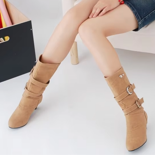 Winterstiefel mit runder Spitze - Prisca