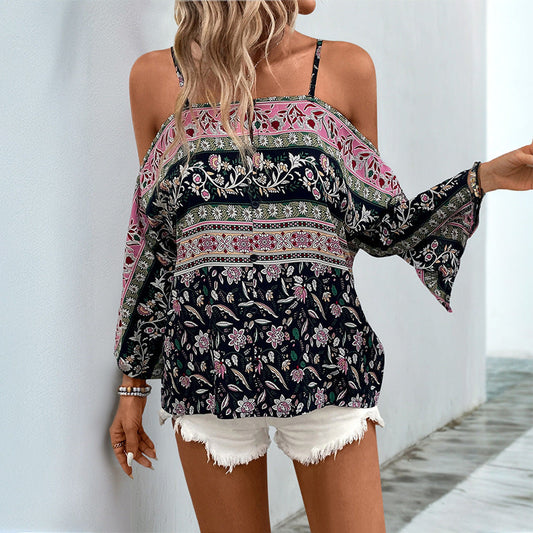 Selena Boho Off-Shoulder-Top