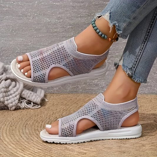 Athene® | Bunte Sandalen aus Stretch-Mesh-Strick