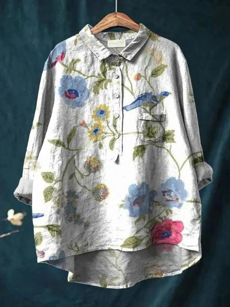Lorventis™ | Florale Bluse Elegant und vielseitig einsetzbar