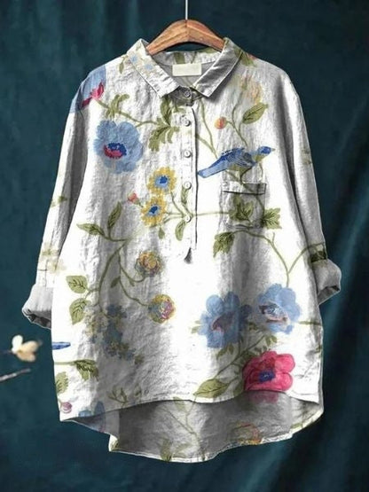Lorventis™ | Florale Bluse Elegant und vielseitig einsetzbar