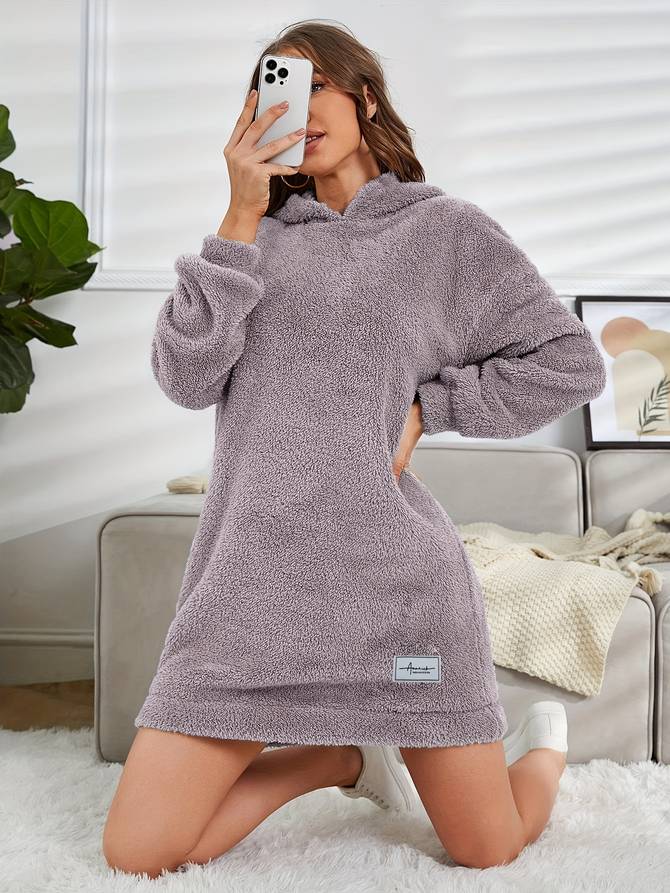 Diana - Kuscheliger Teddy Hoodie für Frauen