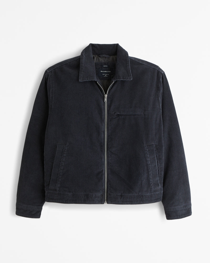 Kurze Arbeitsjacke mit Reißverschluss