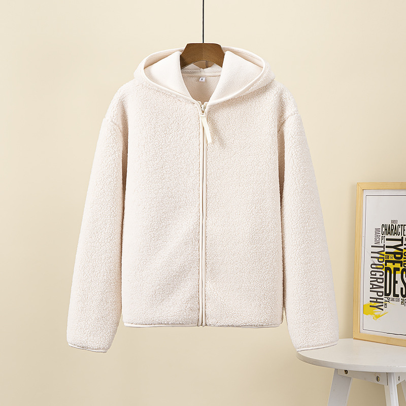 Amara - Warme Fleecejacke für Frauen, Hoodie mit langen Ärmeln und Reißverschluss