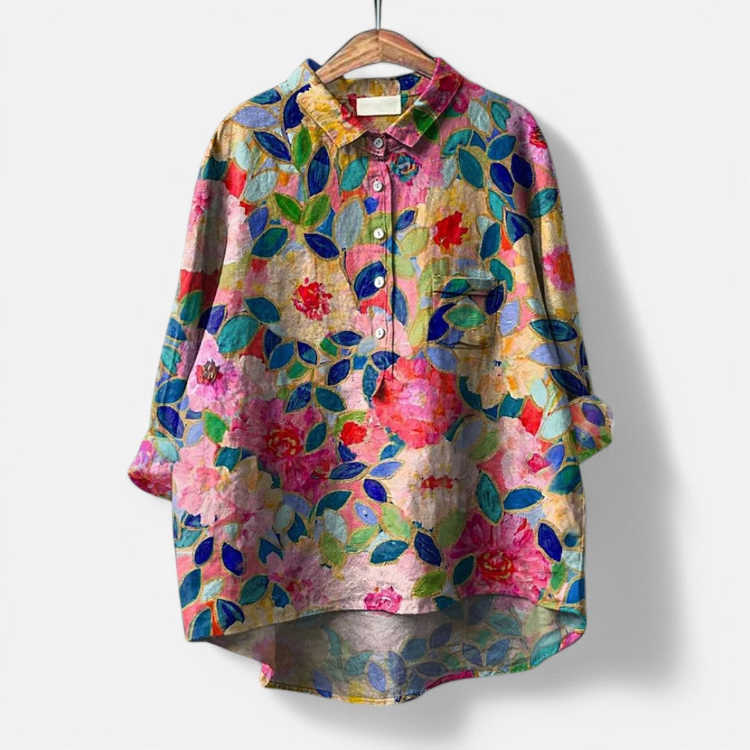 Breo™ | Trendige Bluse mit buntem Kunstdruck