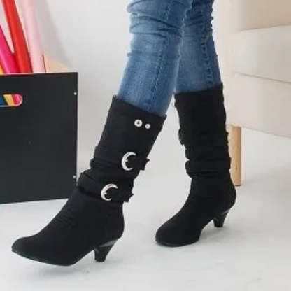 Winterstiefel mit runder Spitze - Prisca