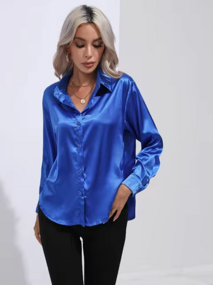 Eline | Luxus-Bluse mit langen Ärmeln
