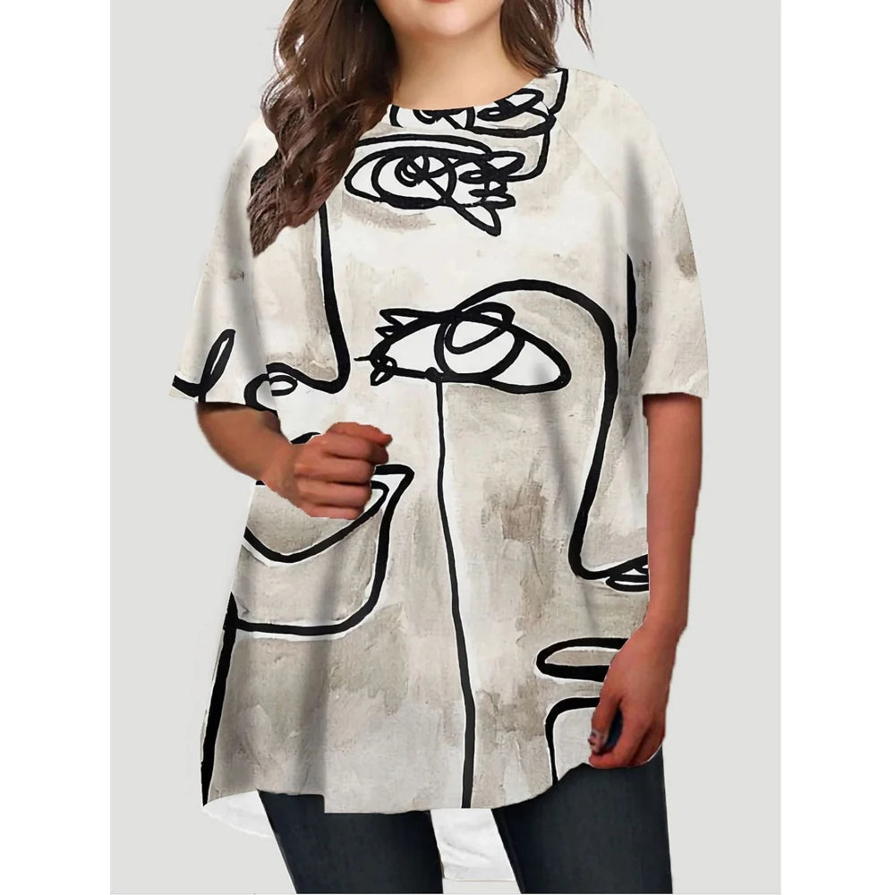 Vardi Dante™ Maartje Plus-Size T-Shirt | Lässig & stilvoll