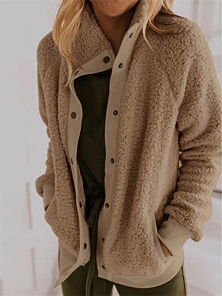 Bequeme Jacke ohne Kapuze für kaltes Wetter