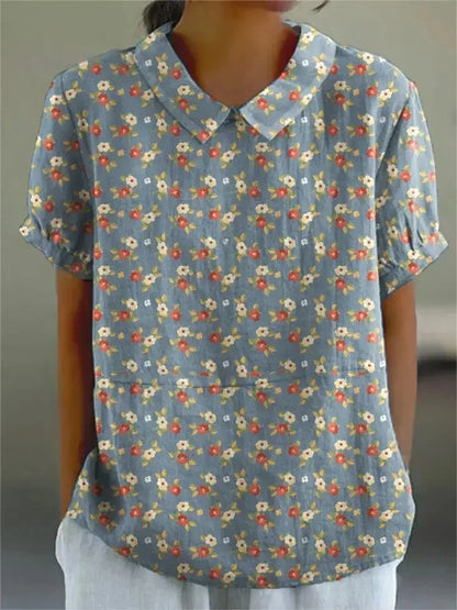 CM | Damen Bluse mit Blumendruck