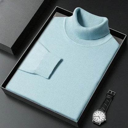 Modischer Rollkragenpullover mit enger Passform für kaltes Wetter