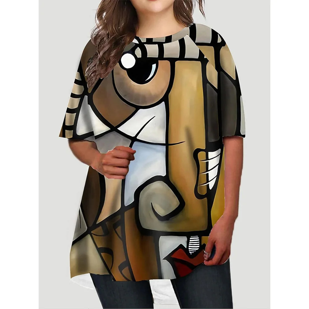 Vardi Dante™ Maartje Plus-Size T-Shirt | Lässig & stilvoll