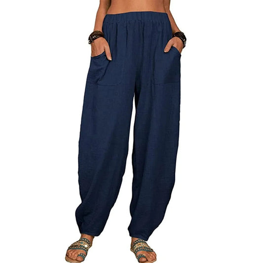 Clémence - Hose aus Leinen Airy