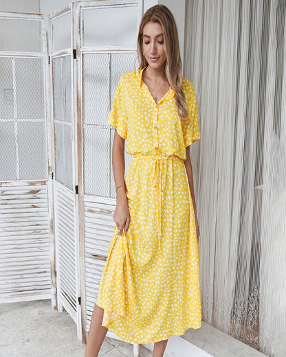 Evelyn - Diva-Kleid mit kurzen Ärmeln