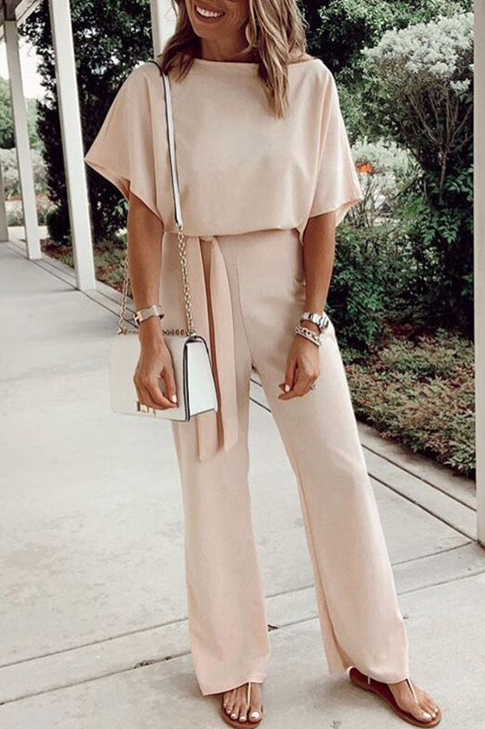 Lose O-Ausschnitt Jumpsuits (7 Farben)
