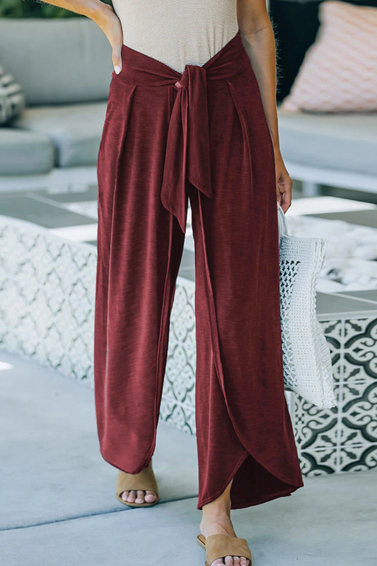 Casual solid make old frenulum loose wide leg plain colour shorts (5 Farben)