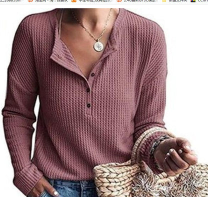 Eliza - Elegante V-Ausschnitt Bluse für Damen für Herbst und Frühling