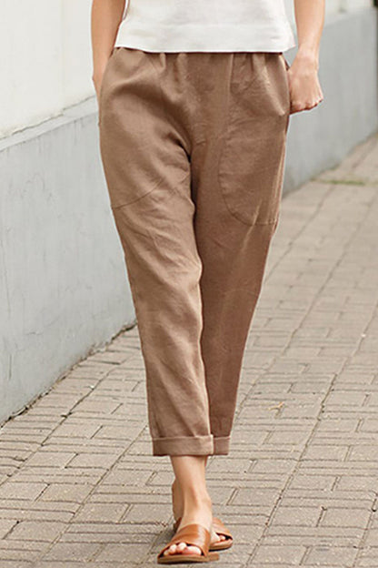 Casual Solid Strap Design Gerade Unterhosen