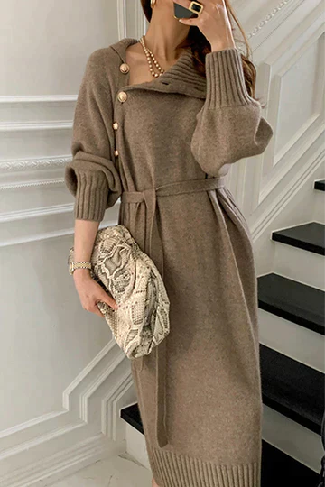 Ade - Kleid mit Rollkragenpullover