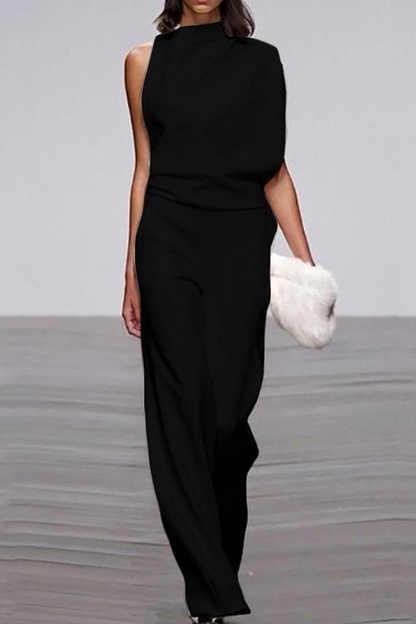 Half Turtleneck Bootcut Jumpsuits (12 Farben)
