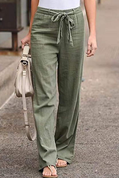 lässige gerade Hose mit weitem Bein (6 Farben)