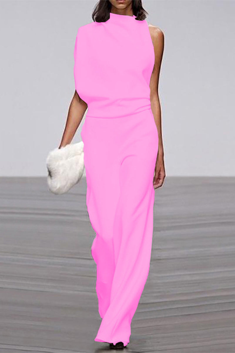 Half Turtleneck Bootcut Jumpsuits (12 Farben)