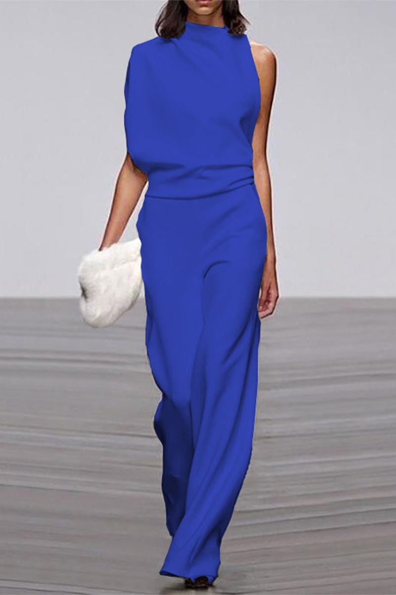 Half Turtleneck Bootcut Jumpsuits (12 Farben)