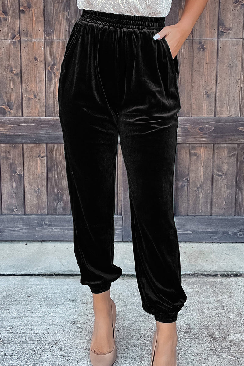 Casual street unifarbene gerade Hose (7 Farben)