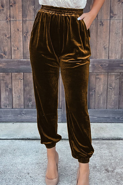 Casual street unifarbene gerade Hose (7 Farben)