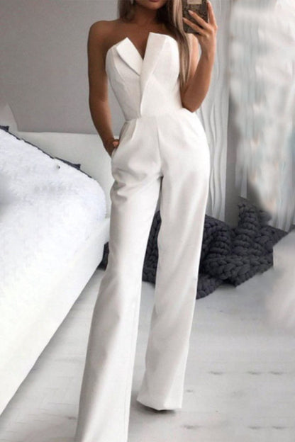 Casual einfarbige Jumpsuits (3 Farben)