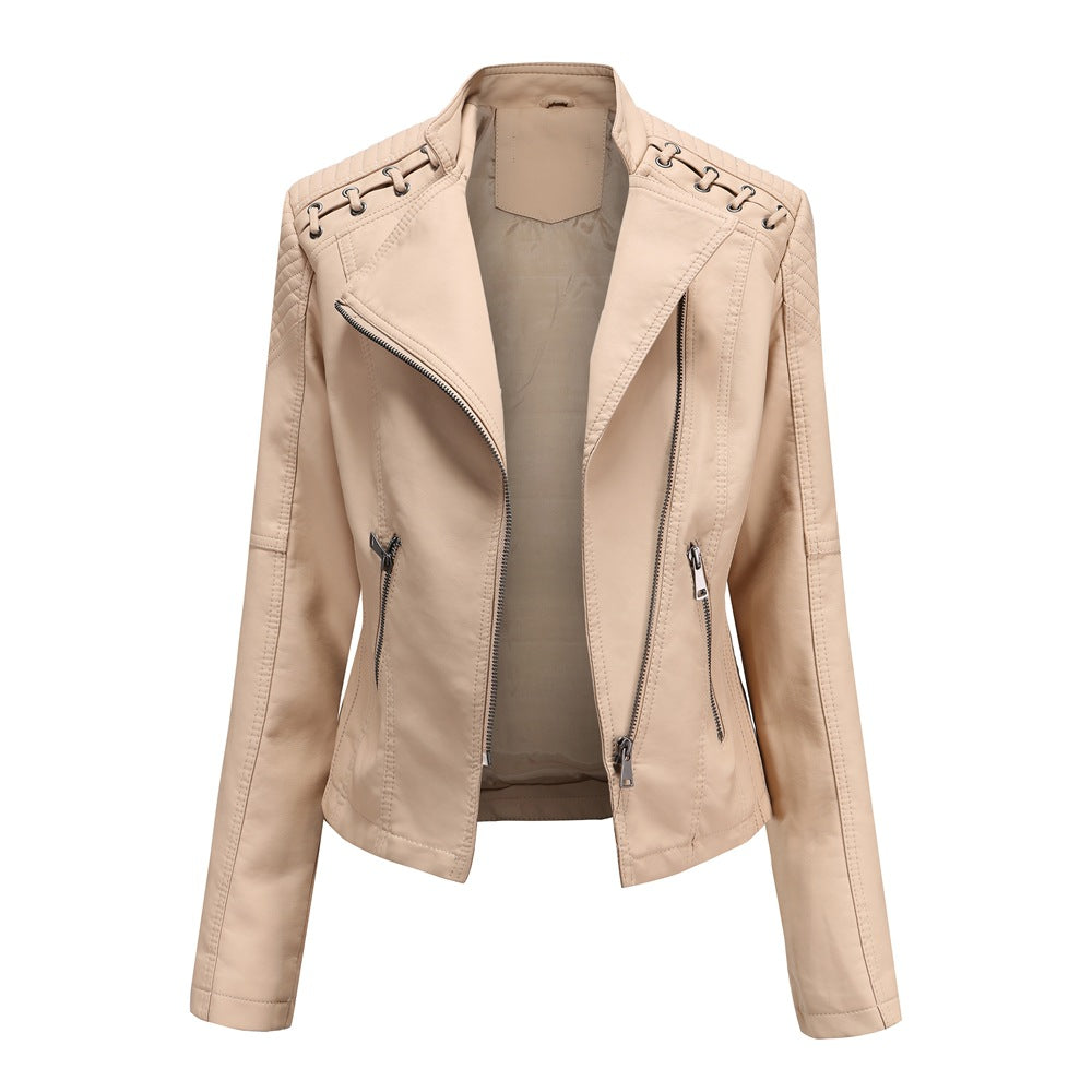 Jacke aus veganem Leder