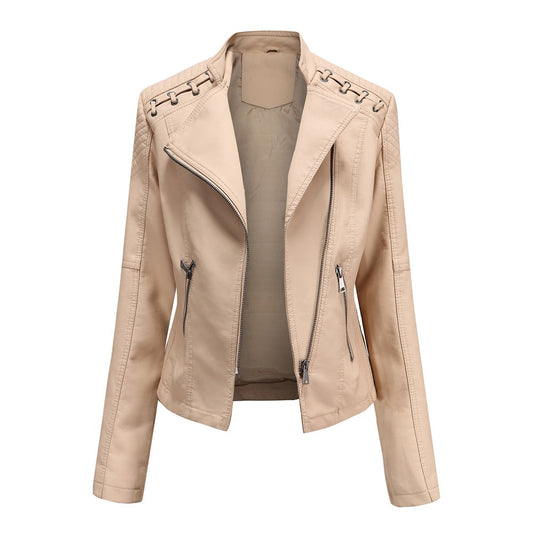 Jacke aus veganem Leder