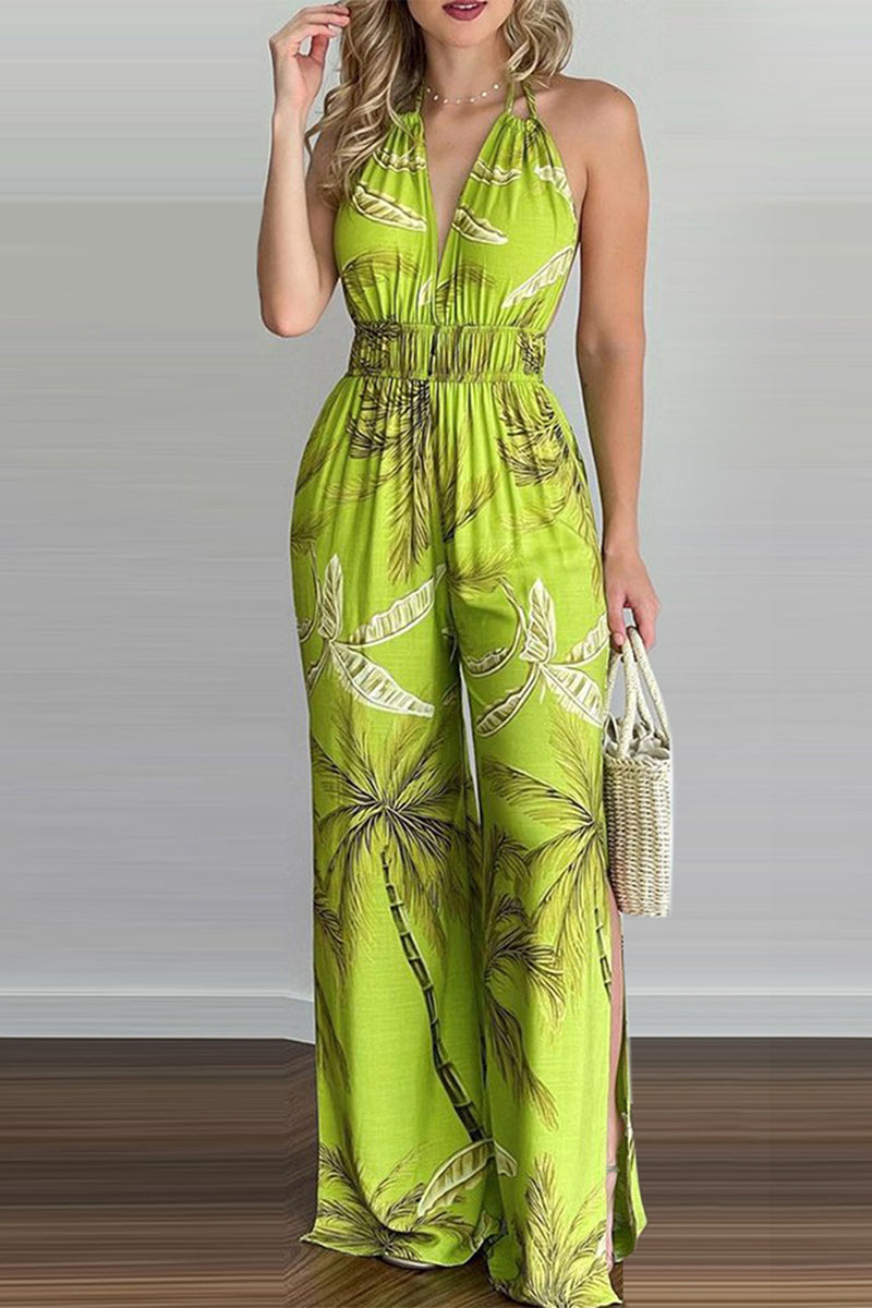 Zamira - Ärmelloser Jumpsuit mit Blumendruck