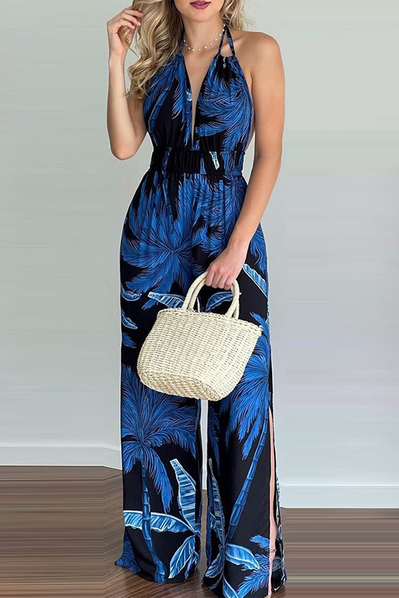 Zamira - Ärmelloser Jumpsuit mit Blumendruck