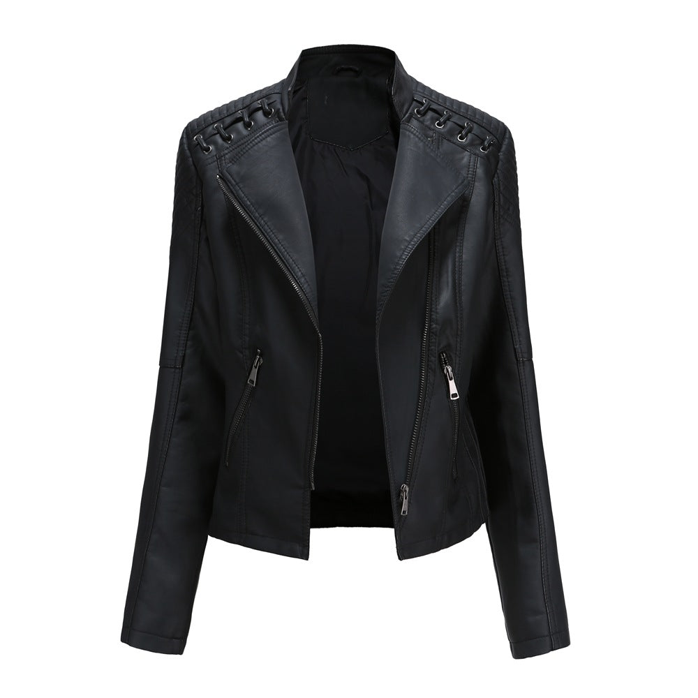 Jacke aus veganem Leder