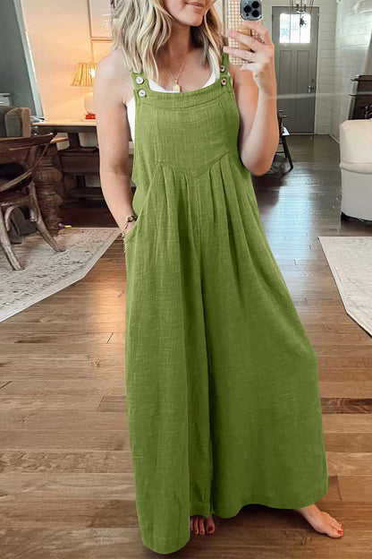 Casual street style einfarbiger Kragen Jumpsuits (10 Farben)
