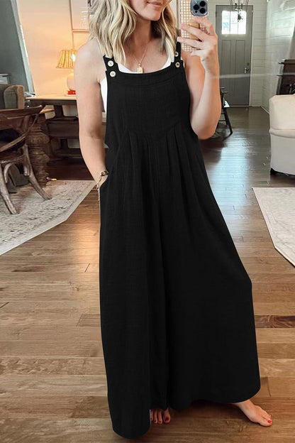 Casual street style einfarbiger Kragen Jumpsuits (10 Farben)