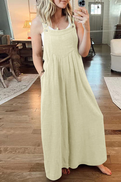 Casual street style einfarbiger Kragen Jumpsuits (10 Farben)