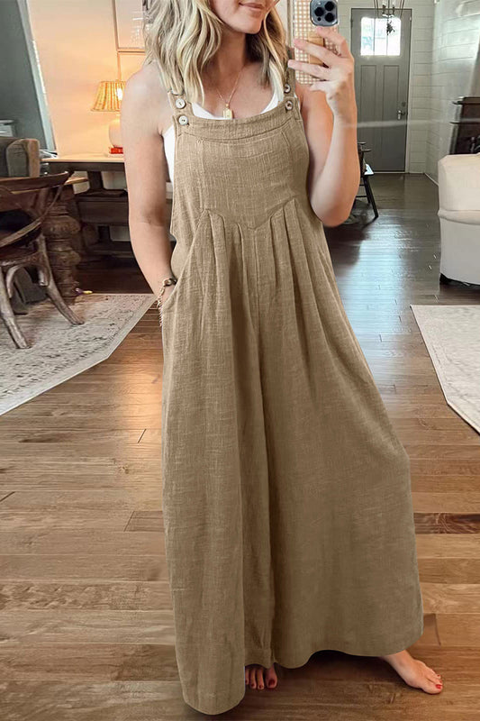 Casual street style einfarbiger Kragen Jumpsuits (10 Farben)