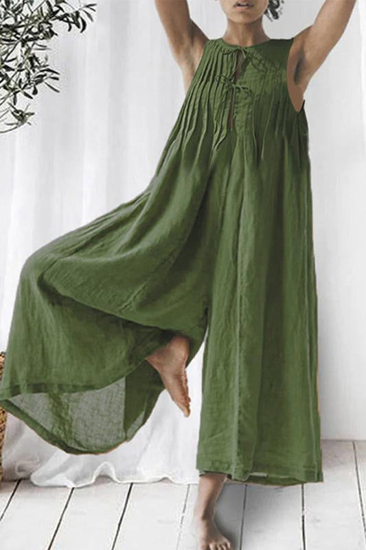 Eng anliegende, locker sitzende Jumpsuits