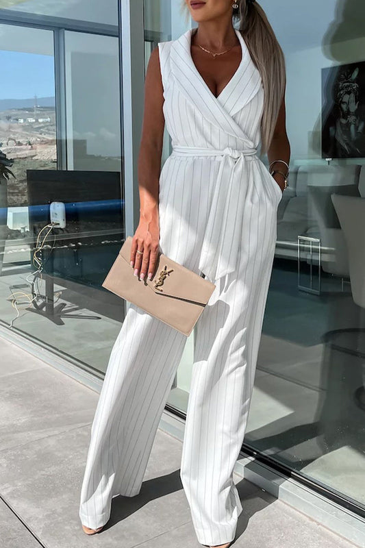 Casual Street Jumpsuits mit Frenulum-Kragen in lockerer Passform