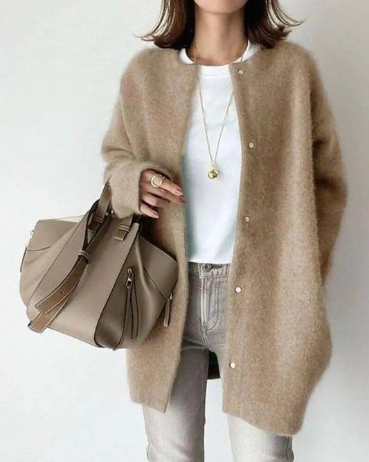 Kath | Strickjacke aus Wolle und Mohair