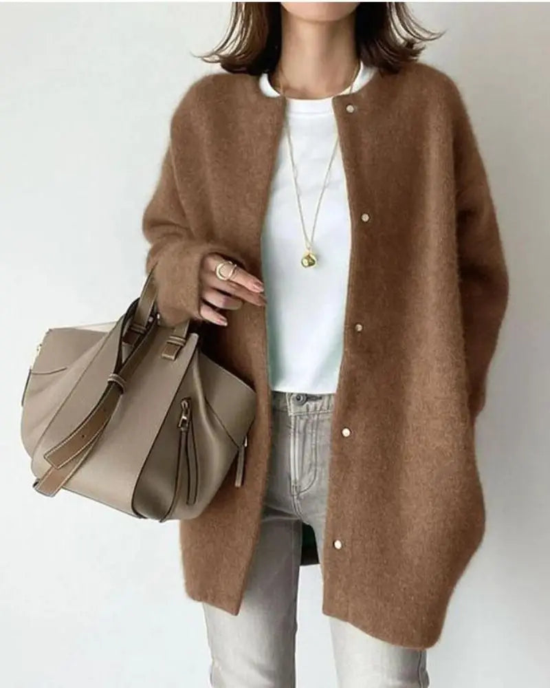 Kath | Strickjacke aus Wolle und Mohair