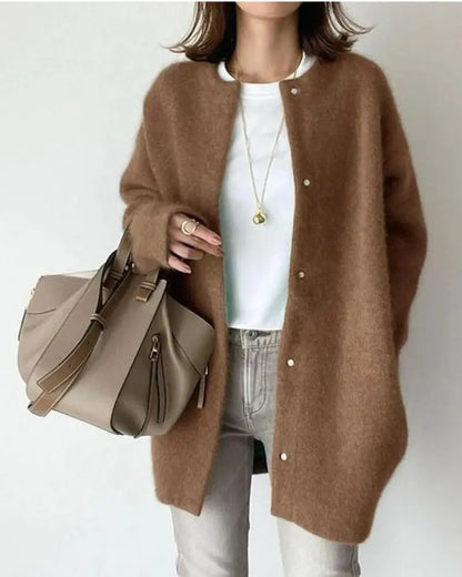 Kath | Strickjacke aus Wolle und Mohair