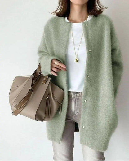 Kath | Strickjacke aus Wolle und Mohair