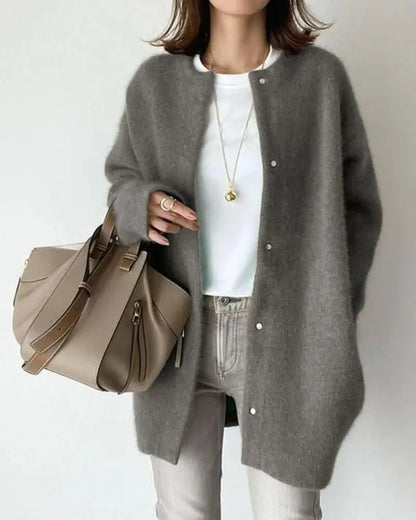 Kath | Strickjacke aus Wolle und Mohair
