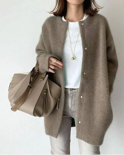Kath | Strickjacke aus Wolle und Mohair