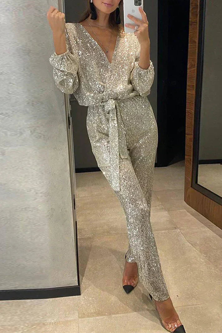 Aeris - Stylischer Jumpsuit mit Pailletten