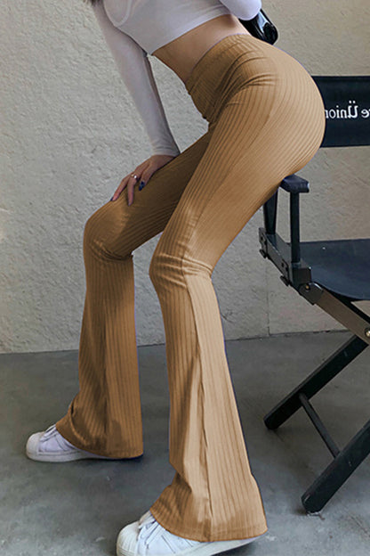 Casual Einfachheit solide-machen-alte-high-waist-Lautsprecher einfarbige Shorts