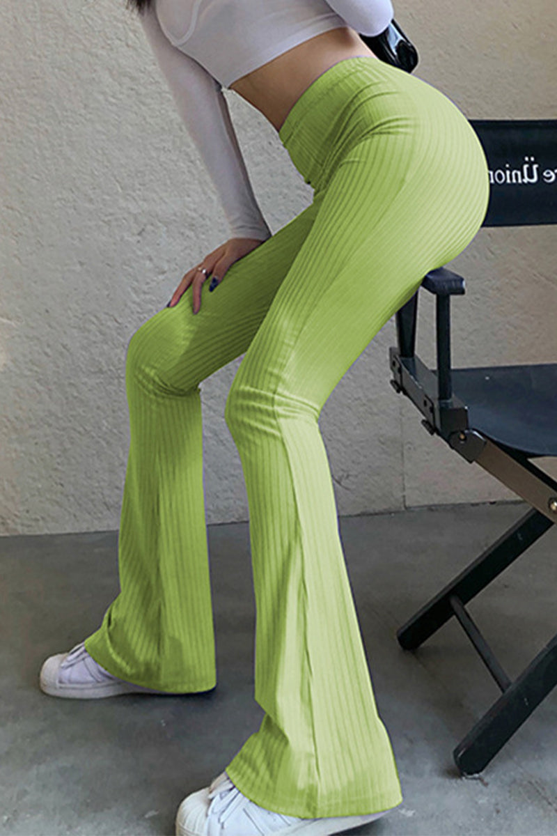 Casual Einfachheit solide-machen-alte-high-waist-Lautsprecher einfarbige Shorts
